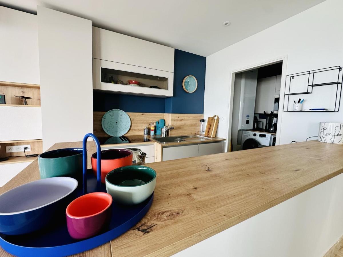 Appartement Renove A Neuf Avec Vue Imprenable Sur La Baie Des Sables D Olonne 6 Pers เลส์ซาบล์-โดล็อนน์ ภายนอก รูปภาพ